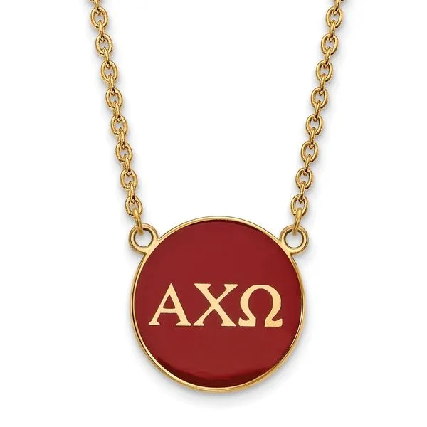 Sorority Life Alpha Chi Omega Necklace