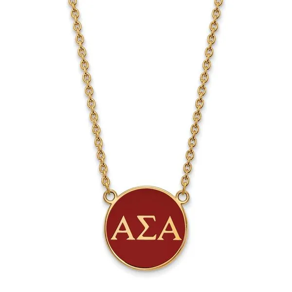 Sorority Life Alpha Sigma Alpha Necklace
