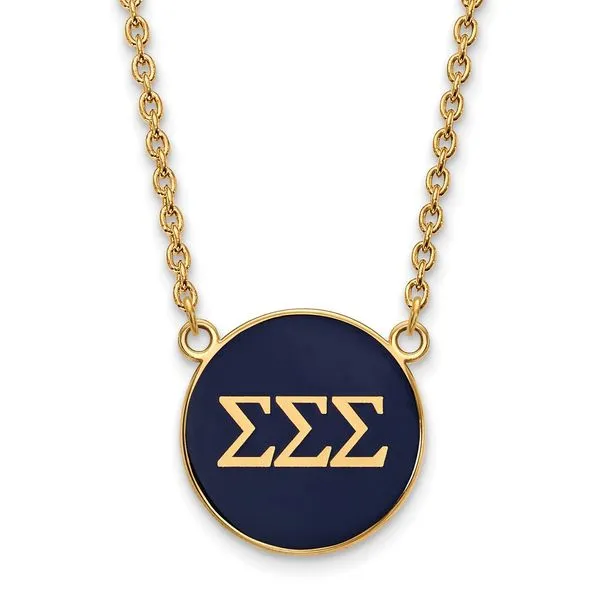Sorority Life Sigma Sigma Sigma Necklace
