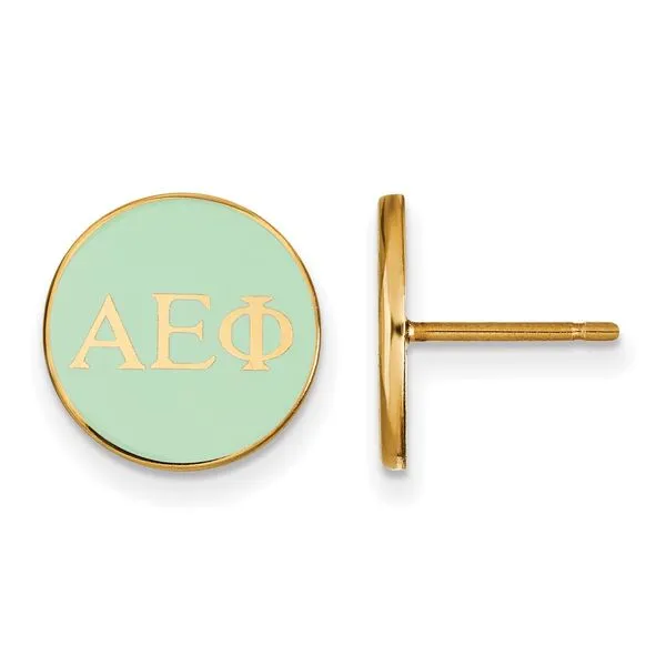 Sorority Life Alpha Epsilon Phi Earrings