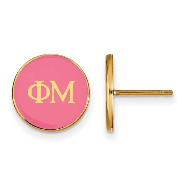 Sorority Life Phi Mu Earrings