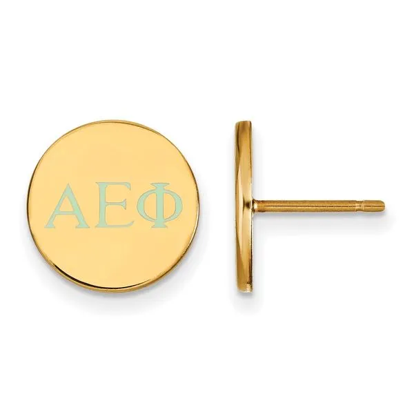 Sorority Life Alpha Epsilon Phi Earrings
