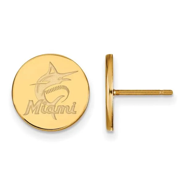 MLB Miami Marlins Post Earrings