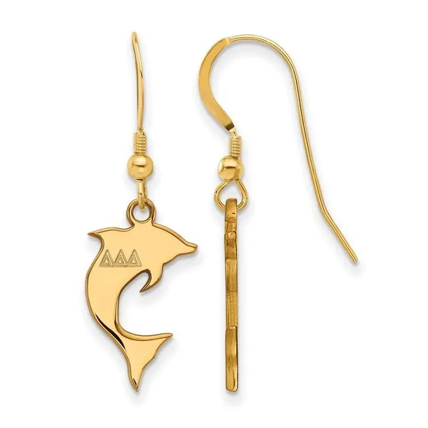 Sorority Life Delta Delta Delta Earrings