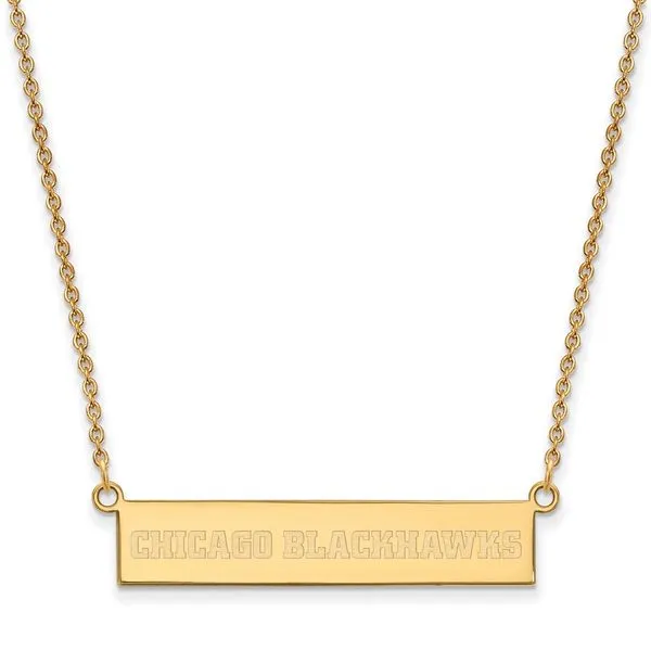 NHL Chicago Blackhawks Bar Necklace