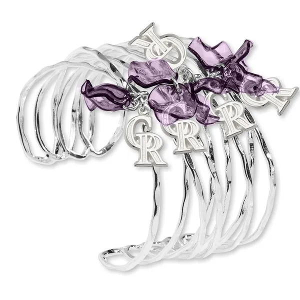MLB COLORADO ROCKIES CELEBRATION CUFF BRACELET