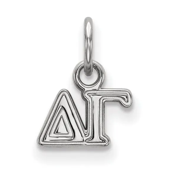 Sorority Life Rhod-pltd Delta Gamma Pendant