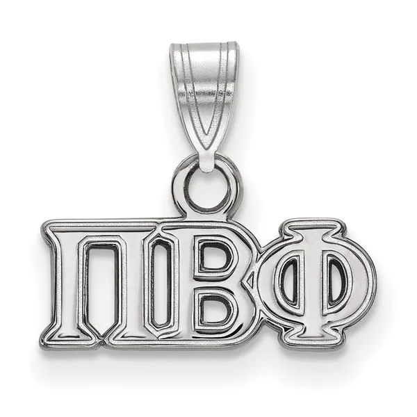 Sorority Life Rhod-pltd Pi Beta Phi Sm Pendant