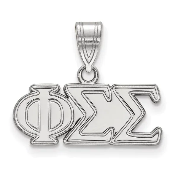Sorority Life Rhod-pltd Phi Sigma Sigma Pendant