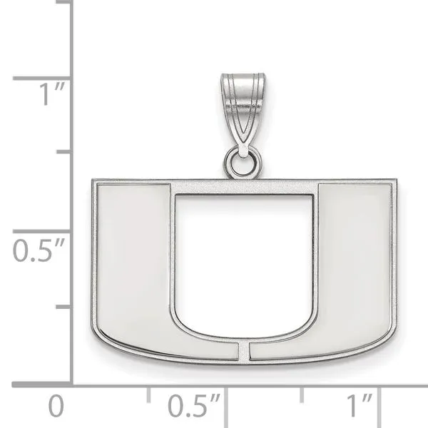Collegiate University of Miami Pendant