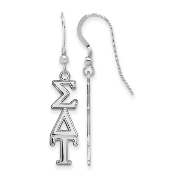 Sorority Life Sigma Delta Tau Earrings