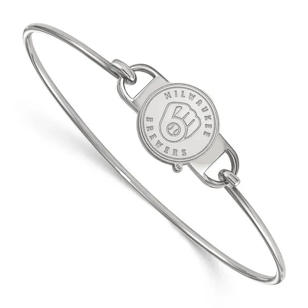 MLB Milwaukee Brewers Wire Bangle