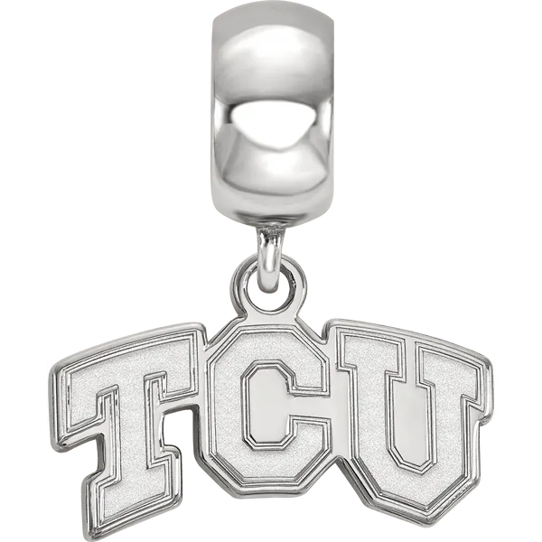 Collegiate Texas Christian University Bracelet Bead