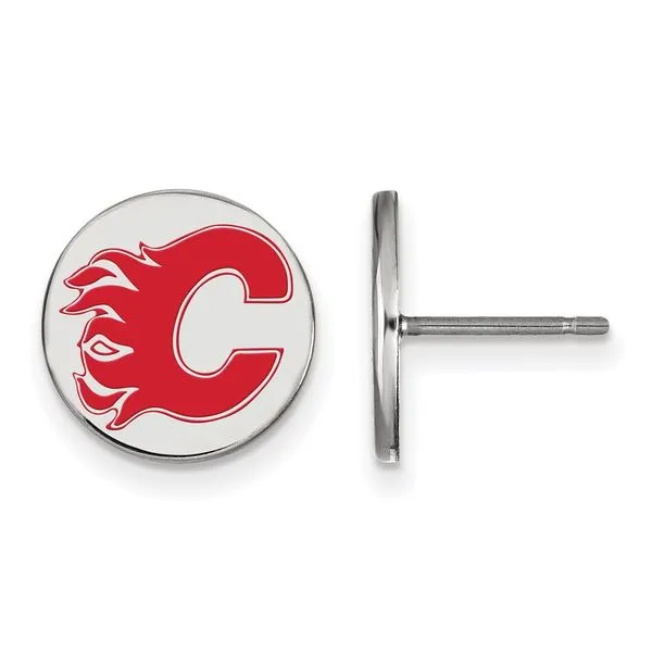 NHL Calgary Flames Post Earrings