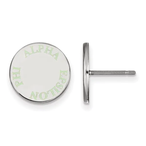 Sorority Life Alpha Epsilon Phi Earrings