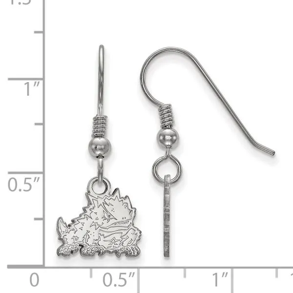 Collegiate Texas Christian University Earrings