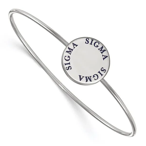 Sorority Life Sigma Sigma Sigma Bangle
