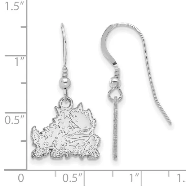 Collegiate Texas Christian University Earrings