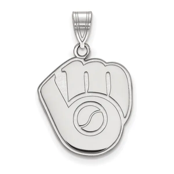 MLB Milwaukee Brewers Baseball Glove Pendant similar item image