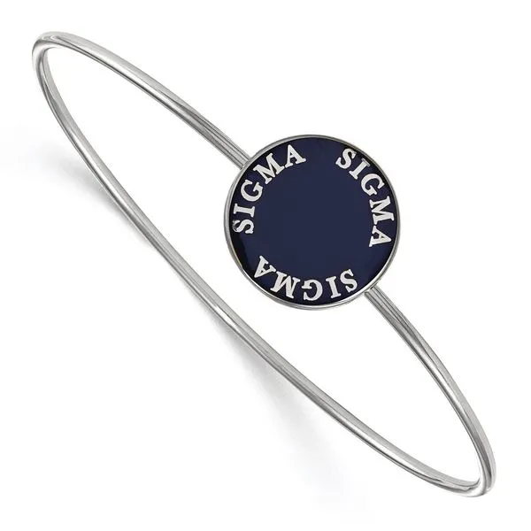 Sorority Life Sigma Sigma Sigma Bangle