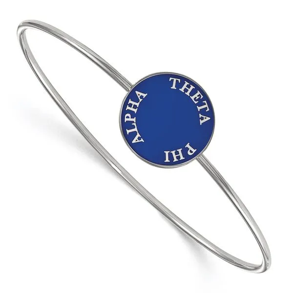 Sorority Life Rh-plated Theta Phi Alpha Enameled Slip-on ...