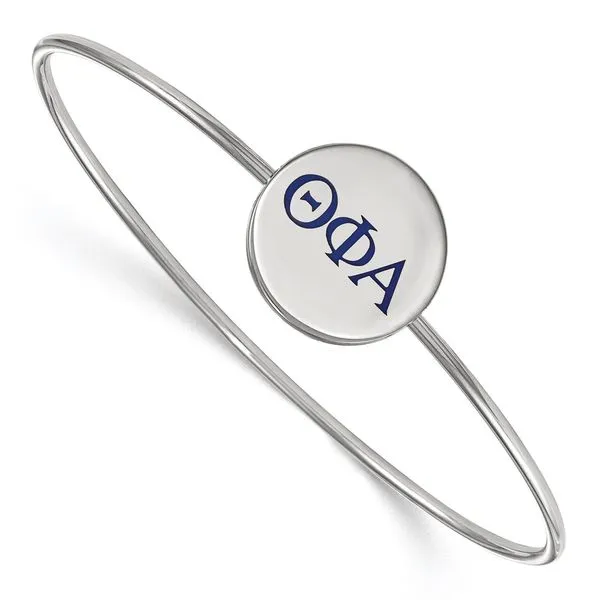 Sorority Life Rh-plated Theta Phi Alpha Enameled Slip-on ...