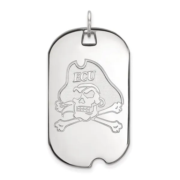 Collegiate East Carolina University Dog Tag Pendant