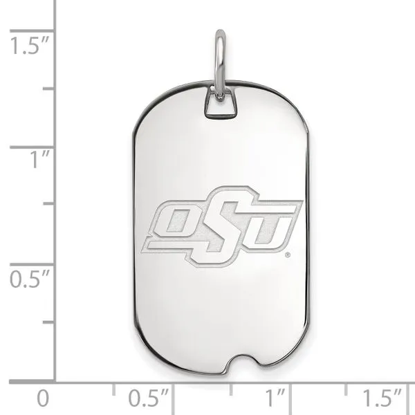 Collegiate Oklahoma State Dog Tag Pendant