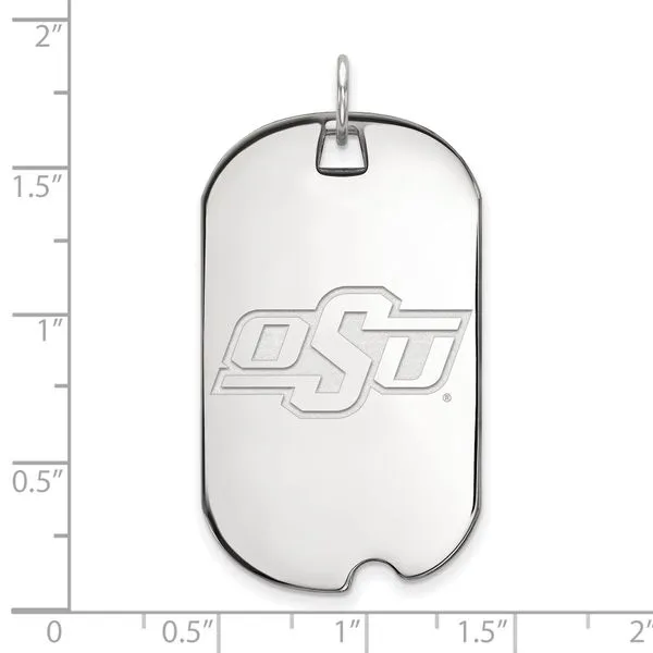 Collegiate Oklahoma State Dog Tag Pendant