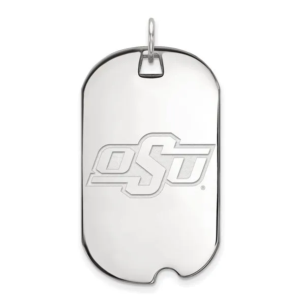Collegiate Oklahoma State Dog Tag Pendant