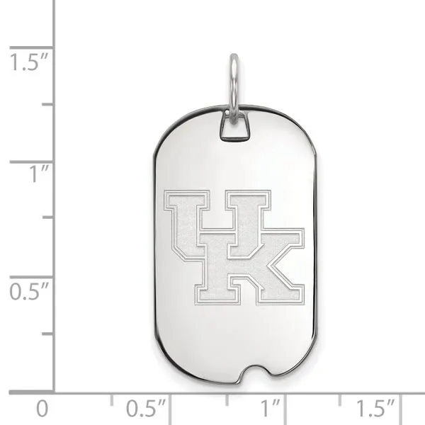 Collegiate University of Kentucky Dog Tag Pendant