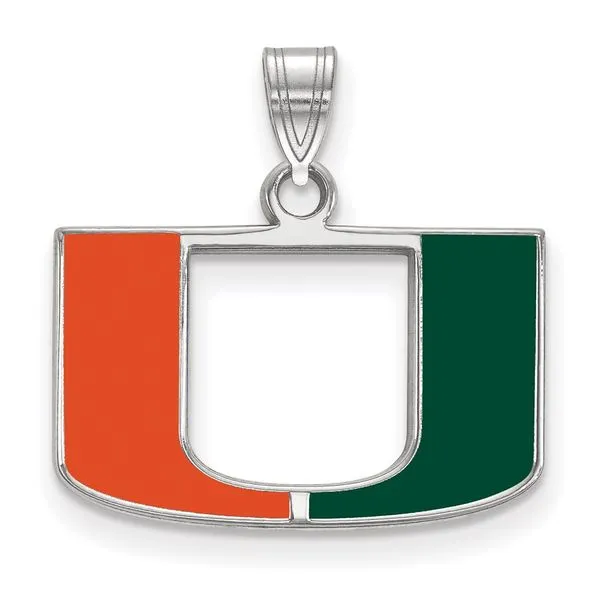 Collegiate University of Miami Pendant