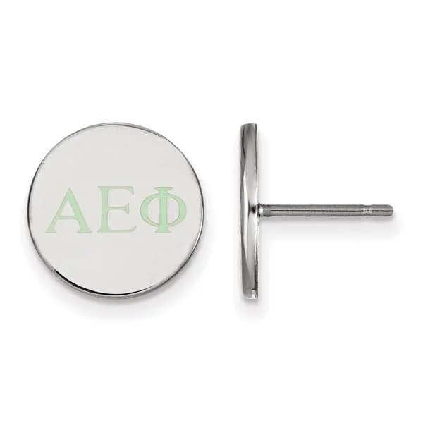 Sorority Life Alpha Epsilon Phi Earrings