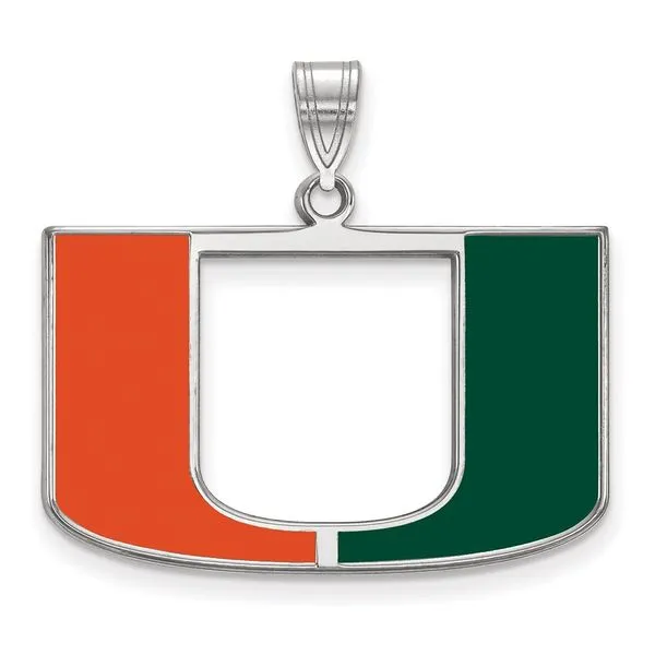 Collegiate University of Miami Pendant