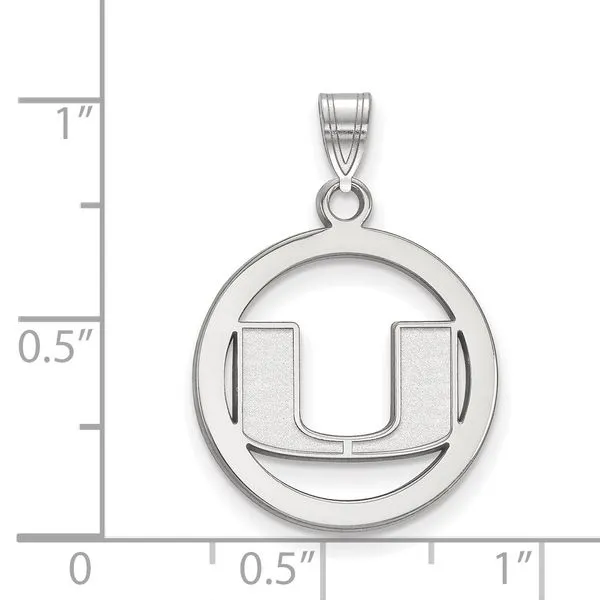 Collegiate University of Miami Pendant