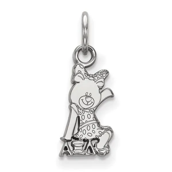 Sorority Life Rhod-pltd Alpha Xi Delta Pendant