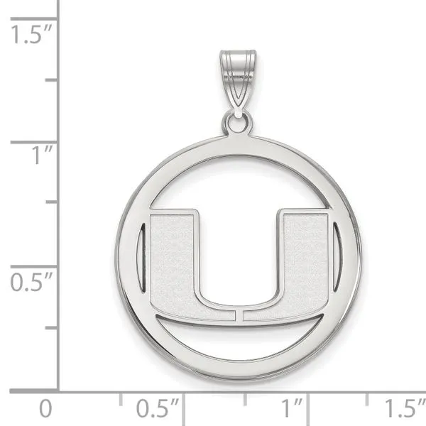 Collegiate University of Miami Pendant