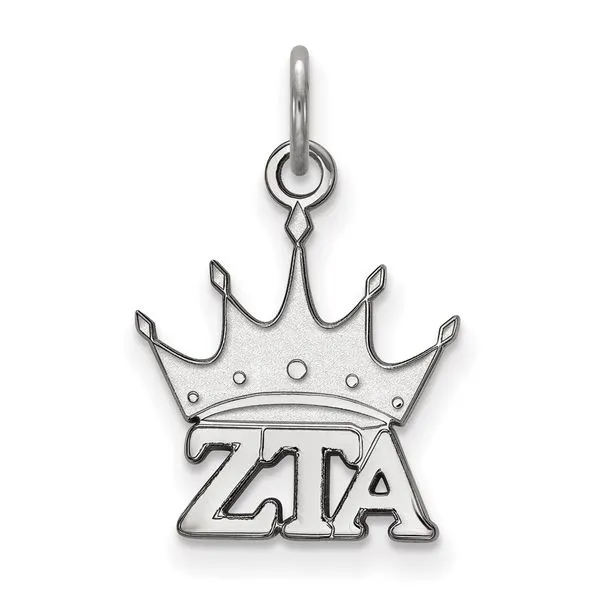 Sorority Life Rhod-pltd Zeta Tau Alpha Pendant