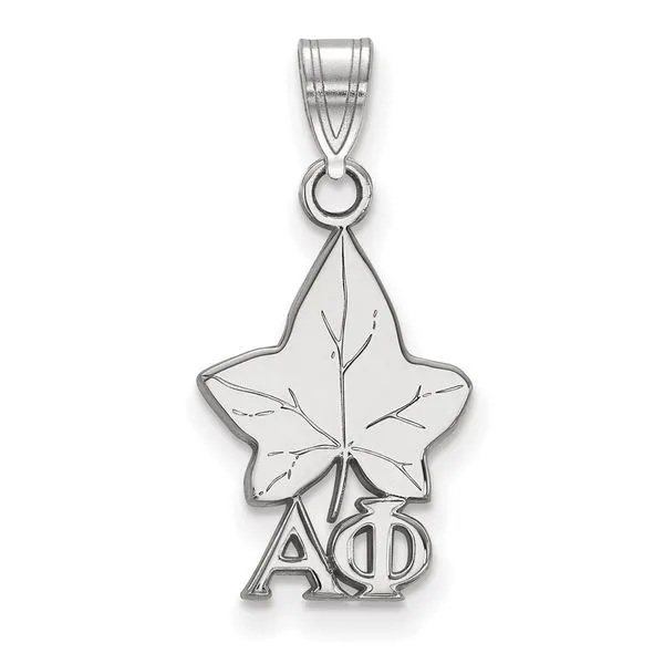 Sorority Life Rhod-pltd Alpha Phi Sm Pendant