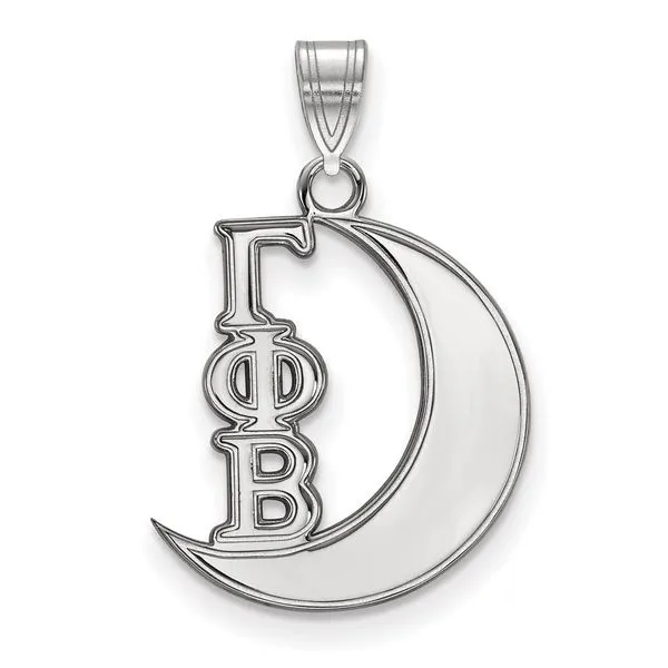 Sorority Life Rhod-pltd Gamma Phi Beta Sm Pendant