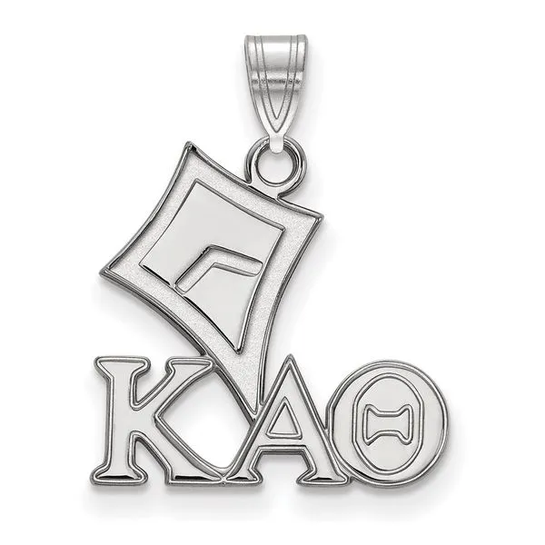 Sorority Life Rhod-pltd Kappa Alpha Theta Sm Pendant