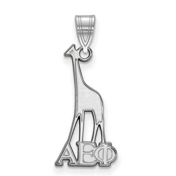 Sorority Life Rhod-pltd Alpha Epsilon Phi Pendant