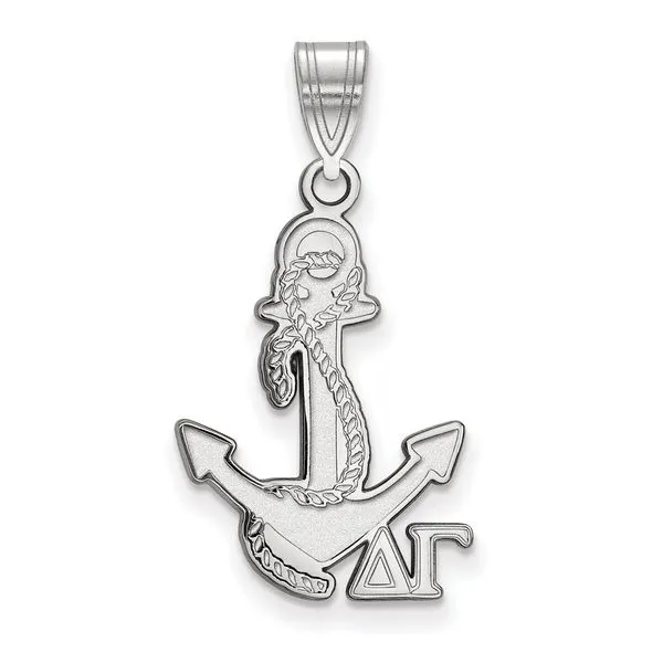 Sorority Life Rhod-pltd Delta Gamma Pendant