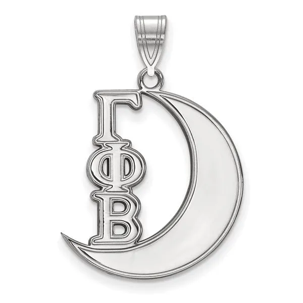 Sorority Life Rhod-pltd Gamma Phi Beta Pendant