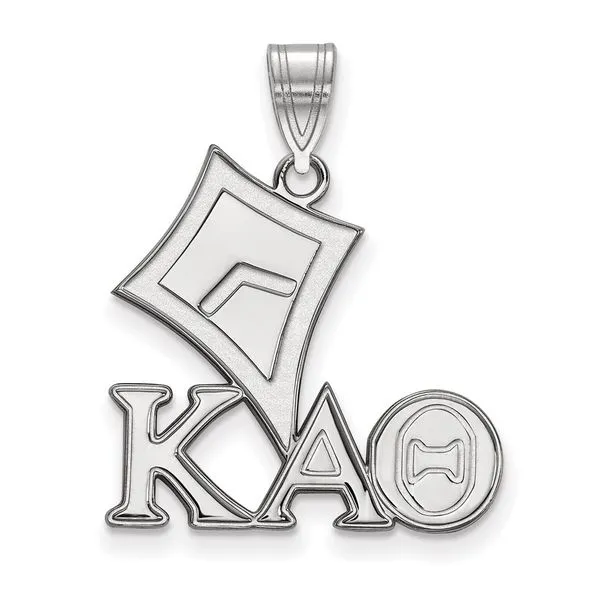 Sorority Life Rhod-pltd Kappa Alpha Theta Pendant