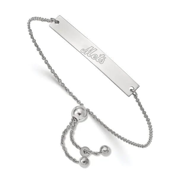 MLB New York Mets Script Adjustable Bracelet