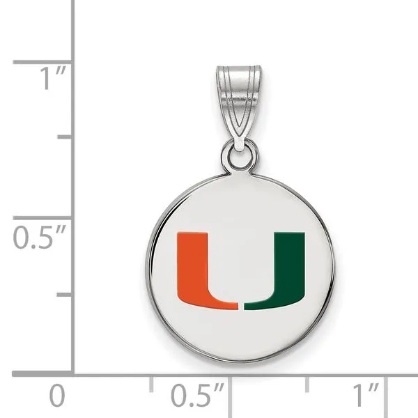 Collegiate University of Miami Pendant