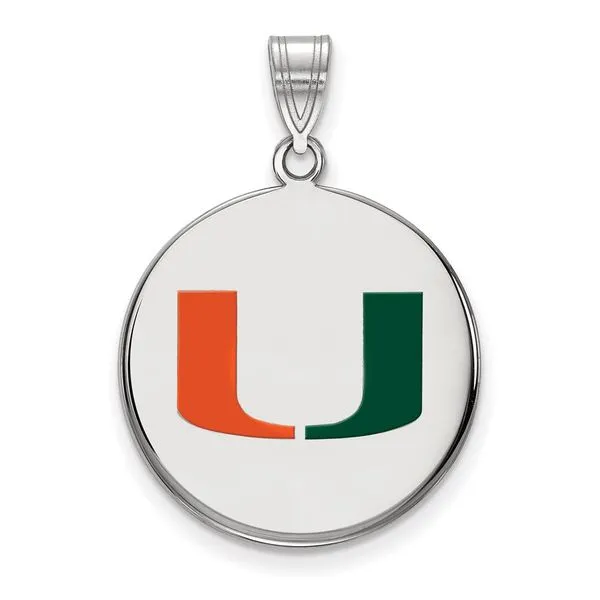 Collegiate University of Miami Pendant