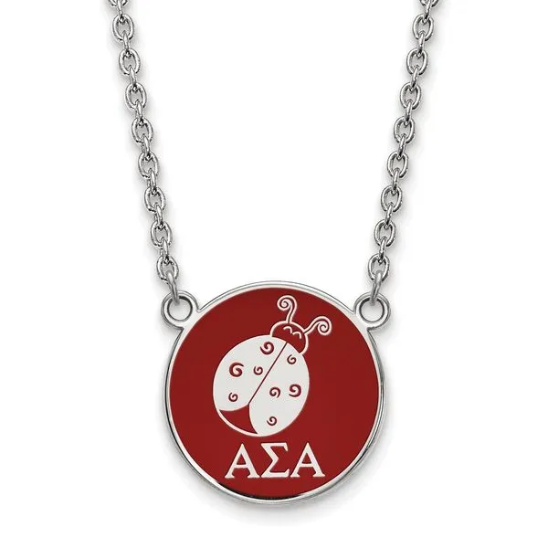 Sorority Life Alpha Sigma Alpha Necklace