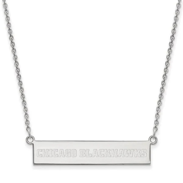 NHL Chicago Blackhawks Bar Necklace